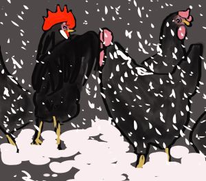 2014-05-28 - Gerda - Snow in the Back Yard